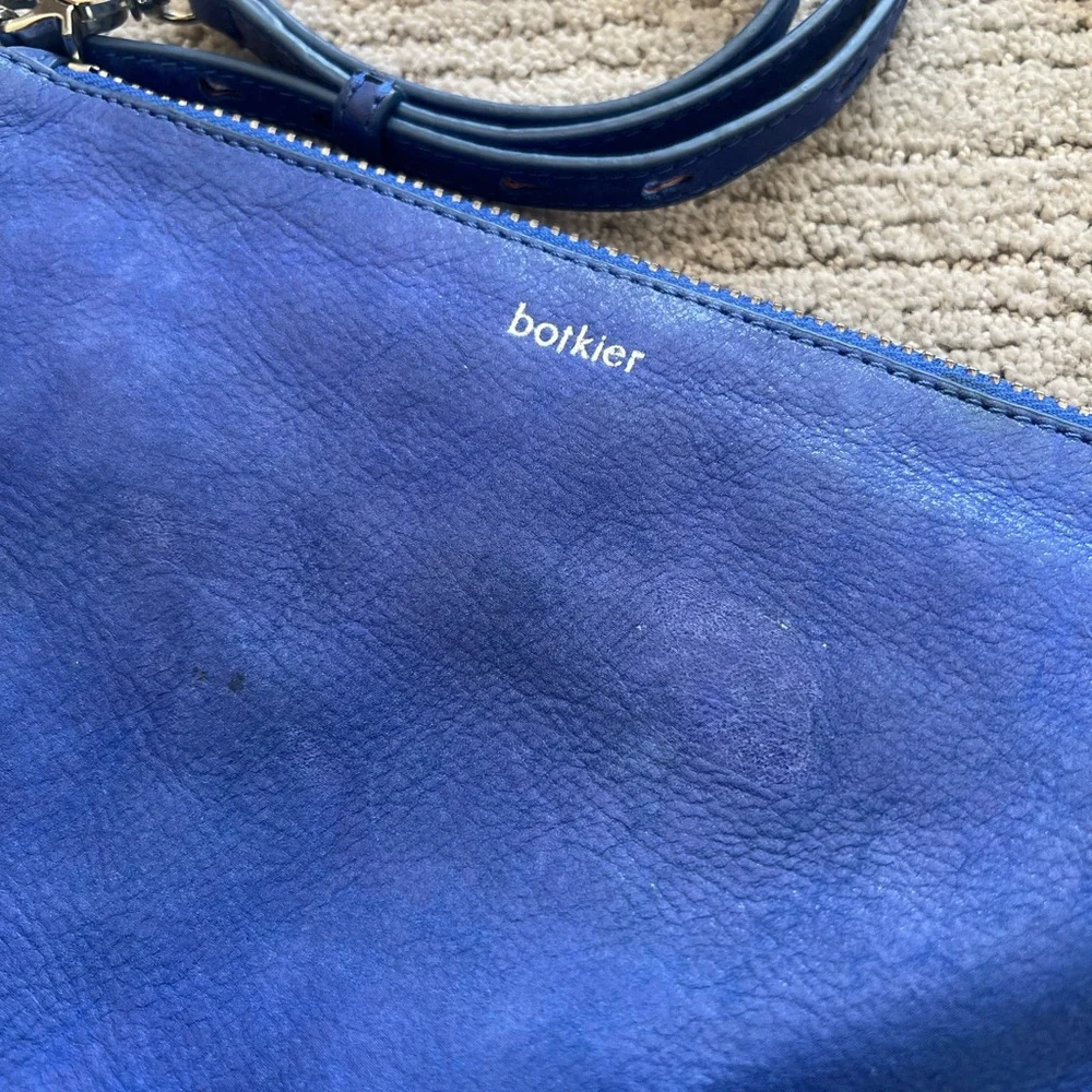 Botkier Blue Leather Crossbody Bag